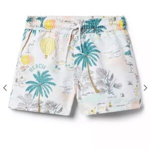 Janie and Jack 5T - Tropical Island Swim Trunk